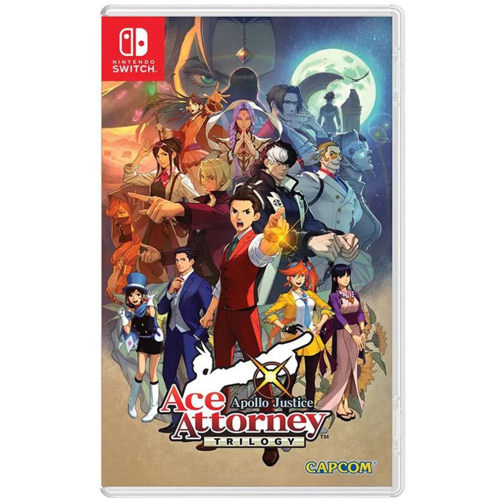 Apollo Justice Ace Attorney Trilogy (Asian Version English In Game) Switch Game 4897077991128