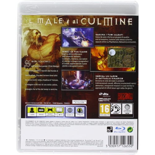 Diablo III (3) PS3 Game (Italian Box - Multi Language In Game) 1
