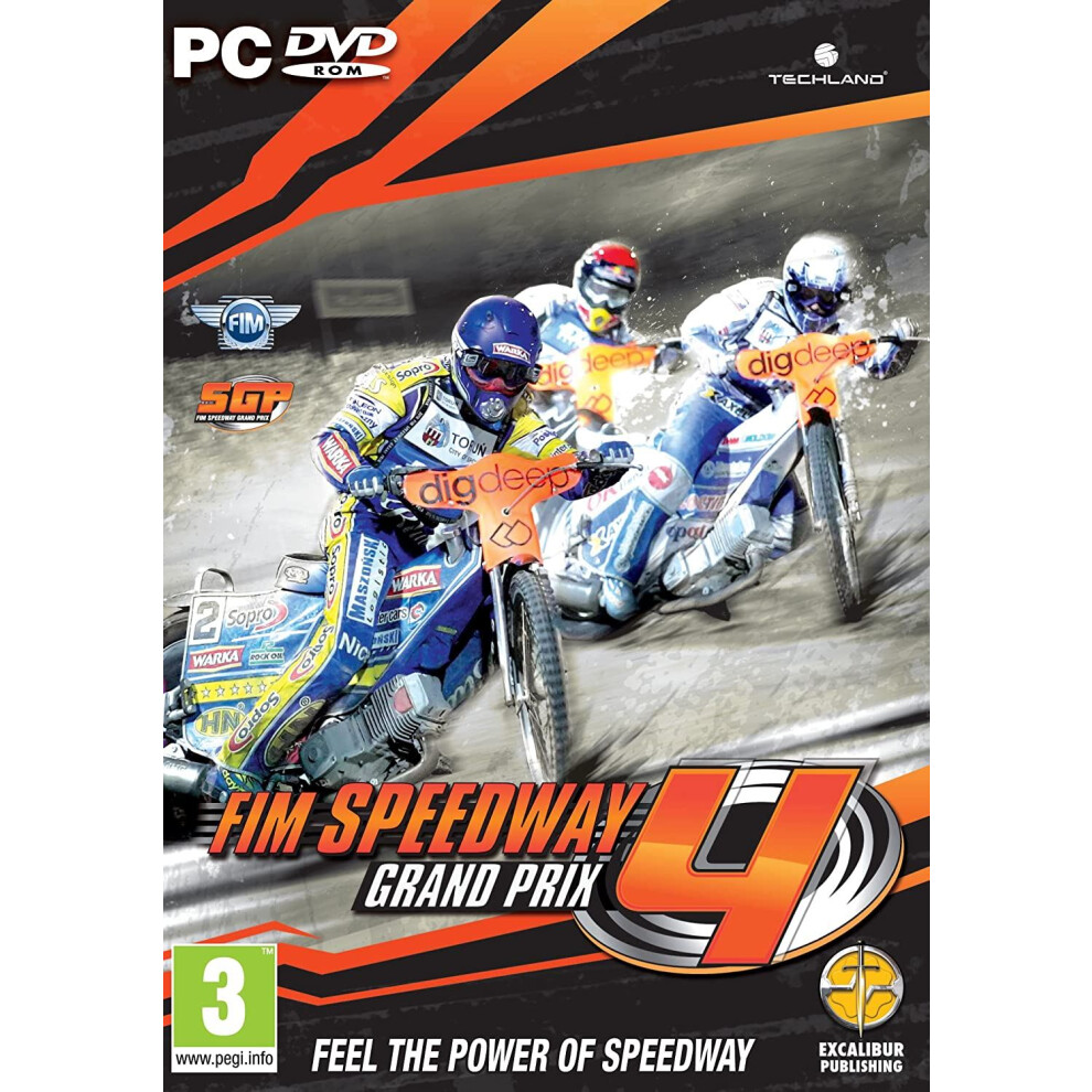 FIM Speedway Grand Prix 4 PC DVD Game