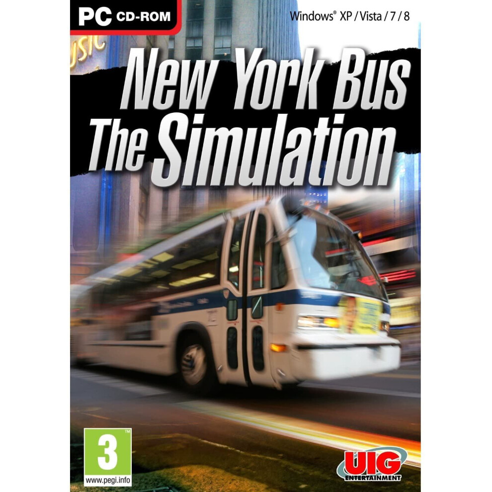 New York Bus - The Simulation Pc Cd Game 7350021964373