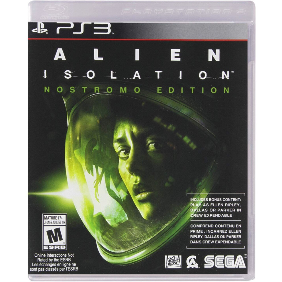 Alien Isolation Nostromo Edition Ps3 Game 010086690743