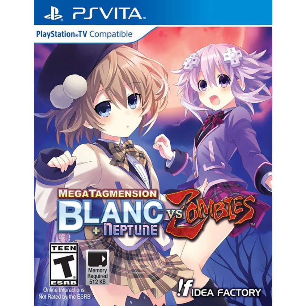 Megatagmension Blanc+Neptune Vs Zombies Vita Game 859204005423
