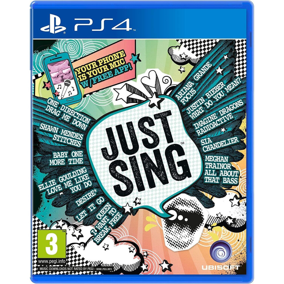 Just Sing Ps4 Game 3307215972663