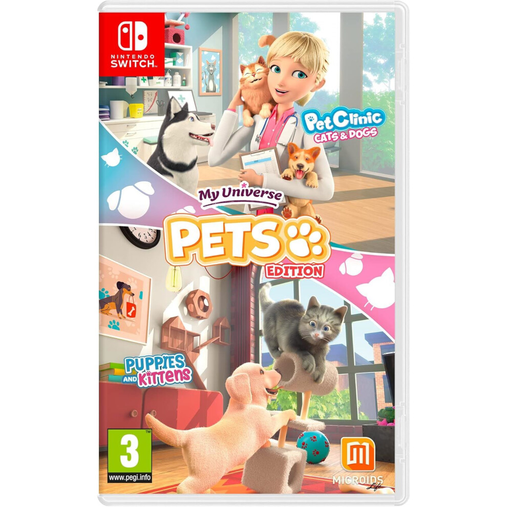 My Universe - Pets Edition (Includes Pet Clinic Cats & Dogs + Puppies & Kittens) Switch Game