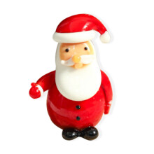 (style3) Handmade Glass Santa Claus Hand Blown Glass Figurine Ornaments for Christmas Gifts Decor