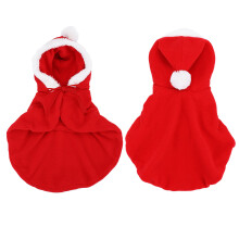 (l) Pet Christmas Cloak Winter Cat Clothes Winter Christmas Shawl