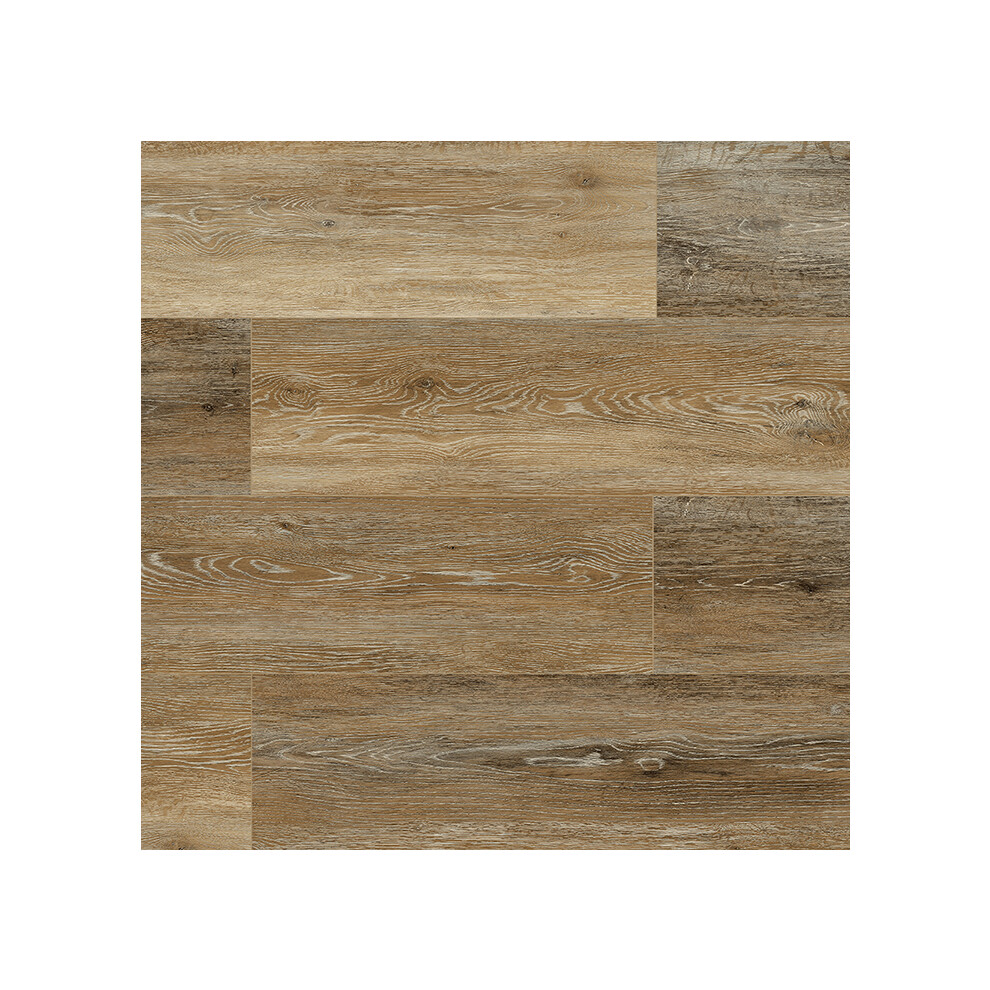 (4.59Mâ² / Pack, Dark Beige) Wood Effect Glue-Down Luxury Vinyl Tile 2.0Mm 9502131985467