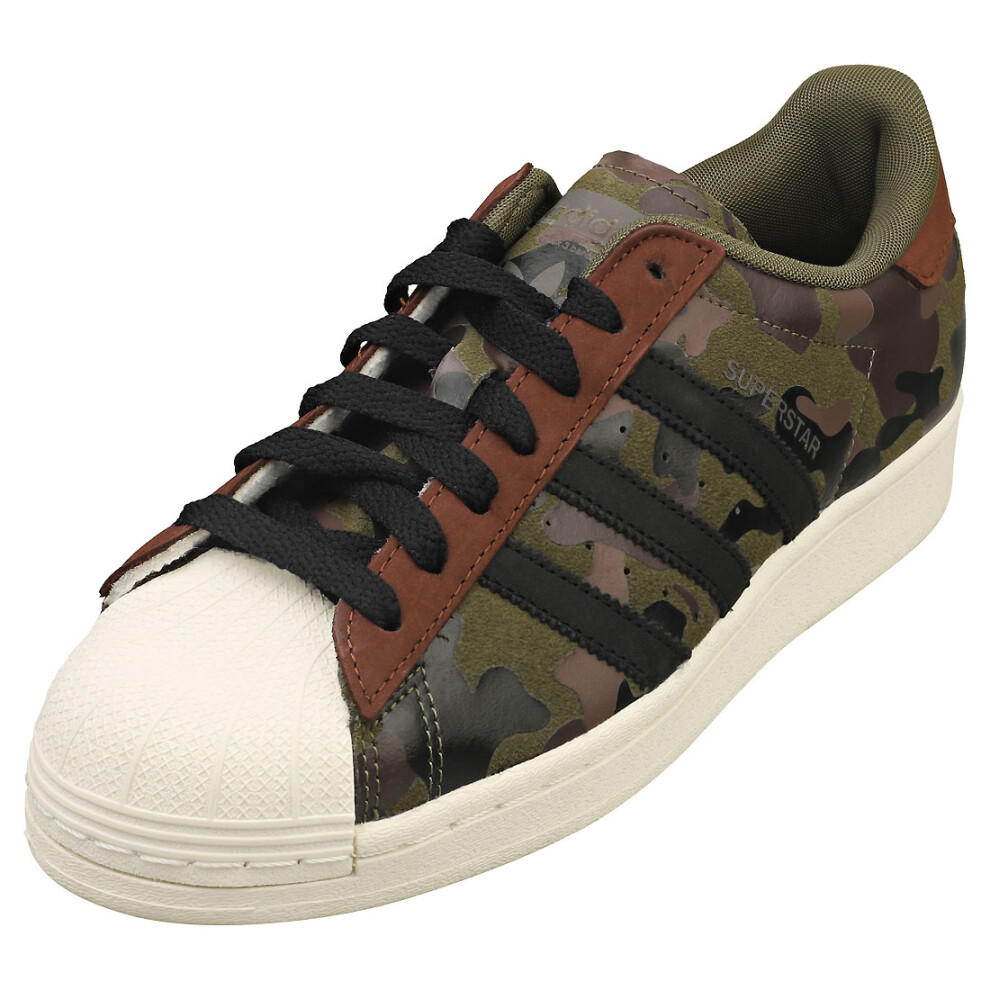 (8) adidas Superstar Mens Fashion Trainers in Camouflage