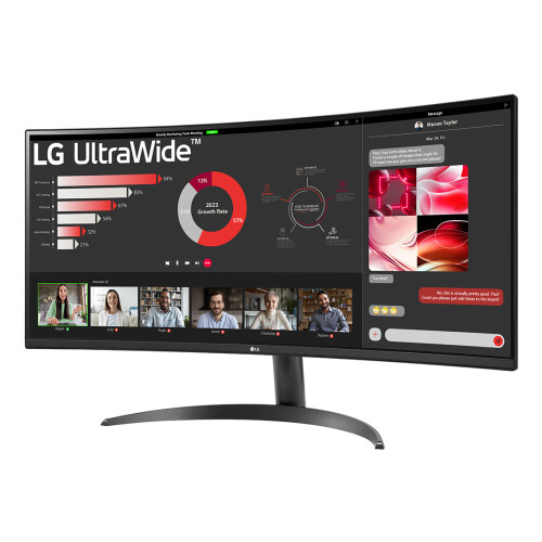 LG Ecran PC LG UltraWide 34WR50QK-B 1