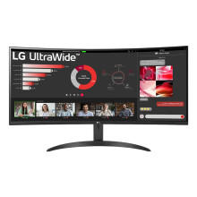 LG UltraWide 34WR50QK-B - LED monitor - curved - 34" - HDR