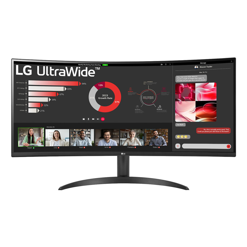 Lg Ultrawide 34Wr50qk-B - Led Monitor - Curved - 34" - Hdr 8806096199527