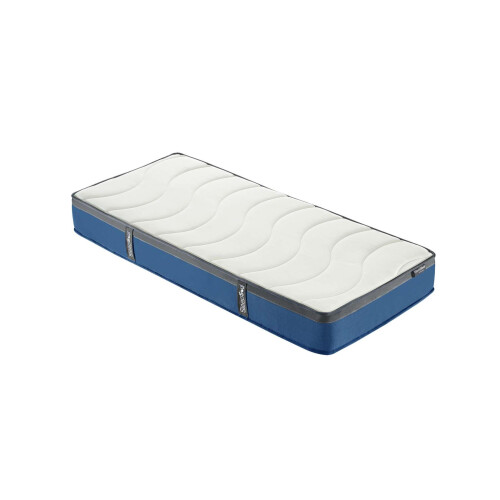 Birlea White Wood Single Ottoman Bed and Mattress Bundle Phoenix Nebula 90cm 3ft 2