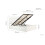 Birlea White Wood Small Double Ottoman Bed and Mattress Bundle Phoenix Nebula 120cm 4ft 11