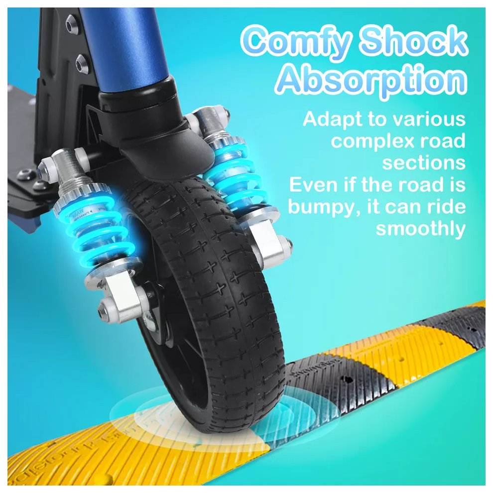 simate-s5-6-5--kid-s-flash-light-foldable-electric-scooter-130w-motor-24v-2-5ah-battery