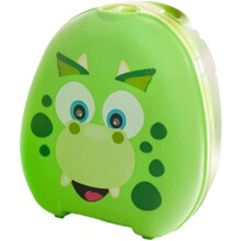 My Carry Potty - Dinosaur Travel Potty, Award-Winning Portable Toddler Toilet Seat for Kids to Take Everywhere