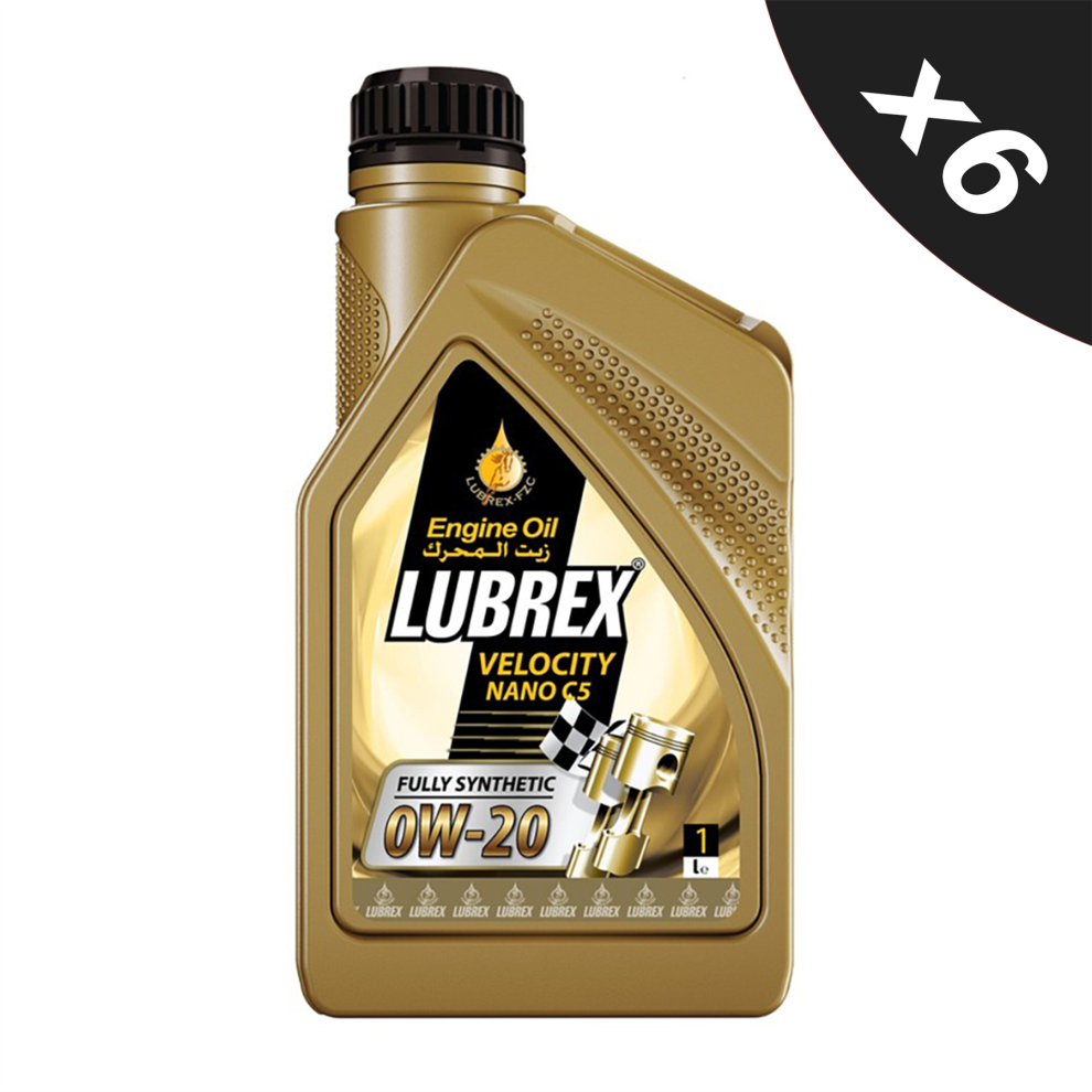Photos - Engine Oil Lubrex 0W-20 Fully Synthetic ACEA C5 API SN+ VW 508/509 - 6x1L L7708-1x6