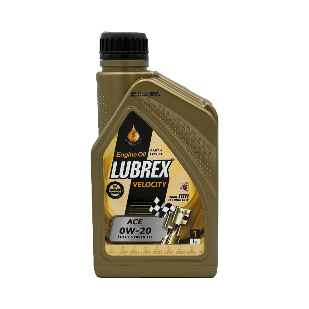 Lubrex 0W-20 Fully Synthetic Engine Oil Ilsac Gf-6A Dexos1 Gen2 - 1L 5056820522692