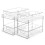 2 Pack Under Sink Organizer, 2 Tier Bathroom Storage Organizer, Pull-Out Organization With Track For Pantry, Kitchen 1