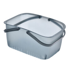 Cleaning Supplies Shower Holder Basket Portable Shower Tote Bag For Dormitory Shower With Handle For Bathroom, Gray