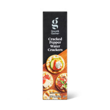 Good & Gather Cracked Pepper Water Crackers 4.4oz