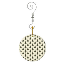 (Green And Gold Christmas Tree Design Lovely For, Bedding,_8995) Christmas Ornaments Ceramic with Crystal Hook Xmas Handmade Tree Decorations Keepsake Gifts Stocking Stuffer