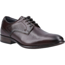 (Brown, 8 (Adults')) Pod Carl Leather Men's Chestnut Lace-Up Shoes