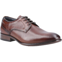 (Brown, 7 (Adults')) Pod Carl Leather Men's Cognac Lace-Up Shoes