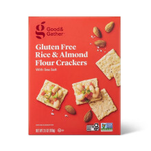 Good & Gather Gluten Free Rice & Almond Flour Crackers 3.5oz