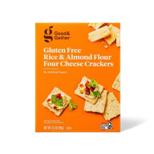 Good & Gather Rice & Almond Flour Four Cheese Crackers 3.5oz