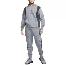 (Small) Nike AIr Swoosh Panel Grey Tracksuit