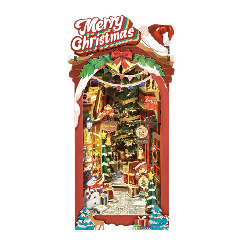 Rolife Weihnachtsstraße Diy Bücherecke 1