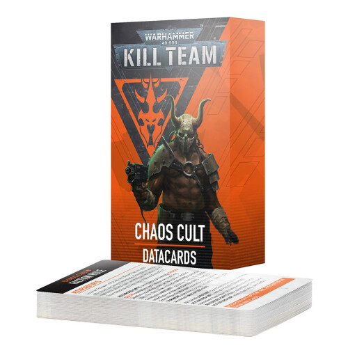 Warhammer Games Workshop Warhammer 40k Kill Team Datacards: Chaos Cult 103-81 - Tabletop Miniatures Wargame