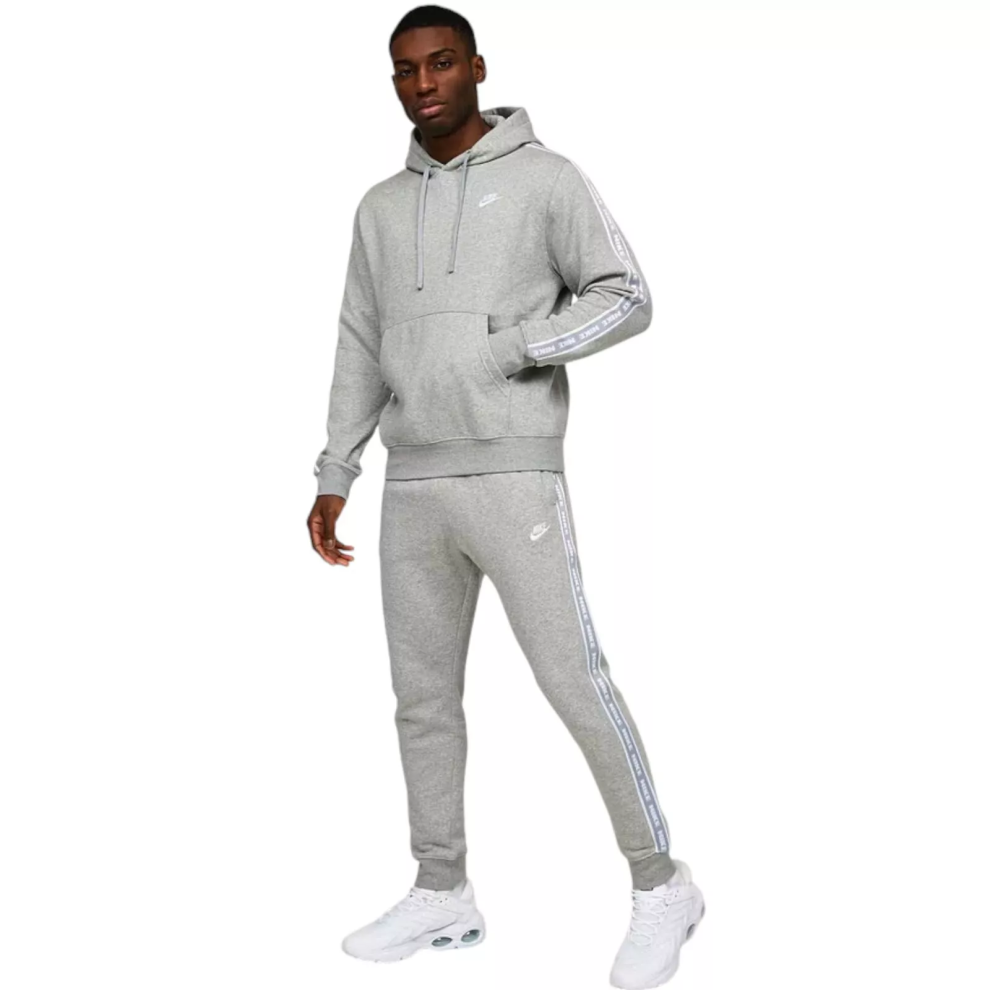 (Large) Nike Grey Aries Tape Hooded Tracksuit