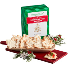 Harry & David Sesame Seed Christmas Tree Crackers 3oz