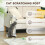 PawHut PawHut 56cm Corner Cat Scratching Post with Sisal Scratching Pad, Grey 4