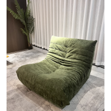(2 seater, Foliage green) Togo sofa bean bag chair Fireside chair adult lazy floor sofa, ergonomic high-density foam floor chair, 1/2/3 seater free combination