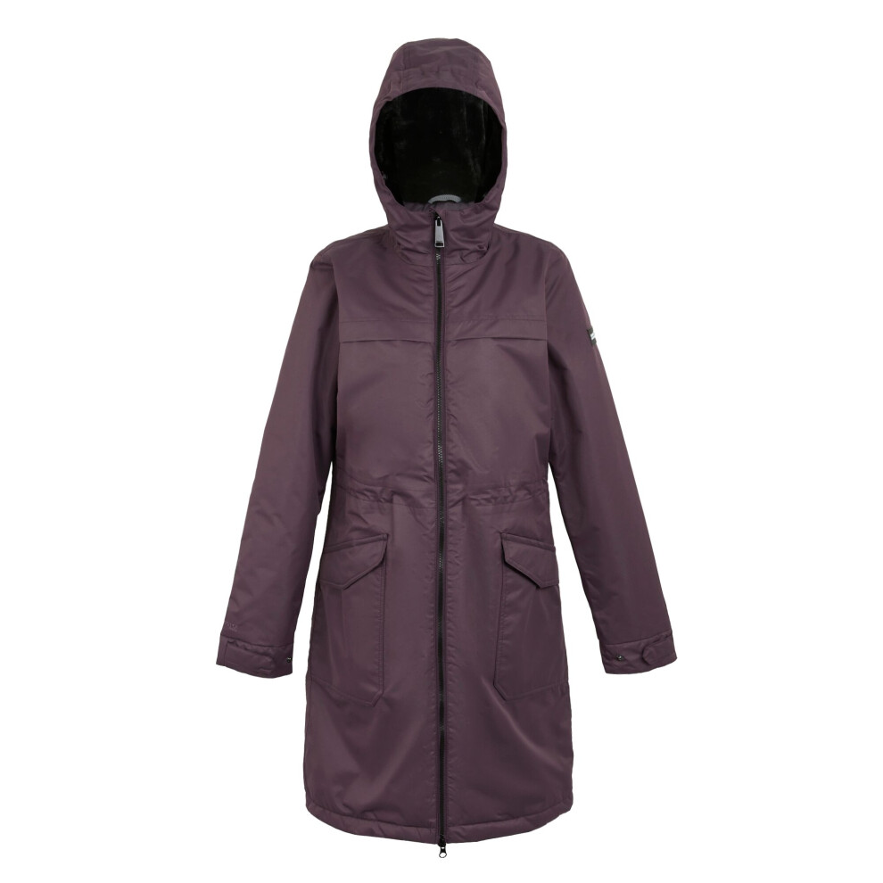 (8 UK, Deep Plum/Black) Regatta Womens/Ladies Romine II Waterproof Jacket