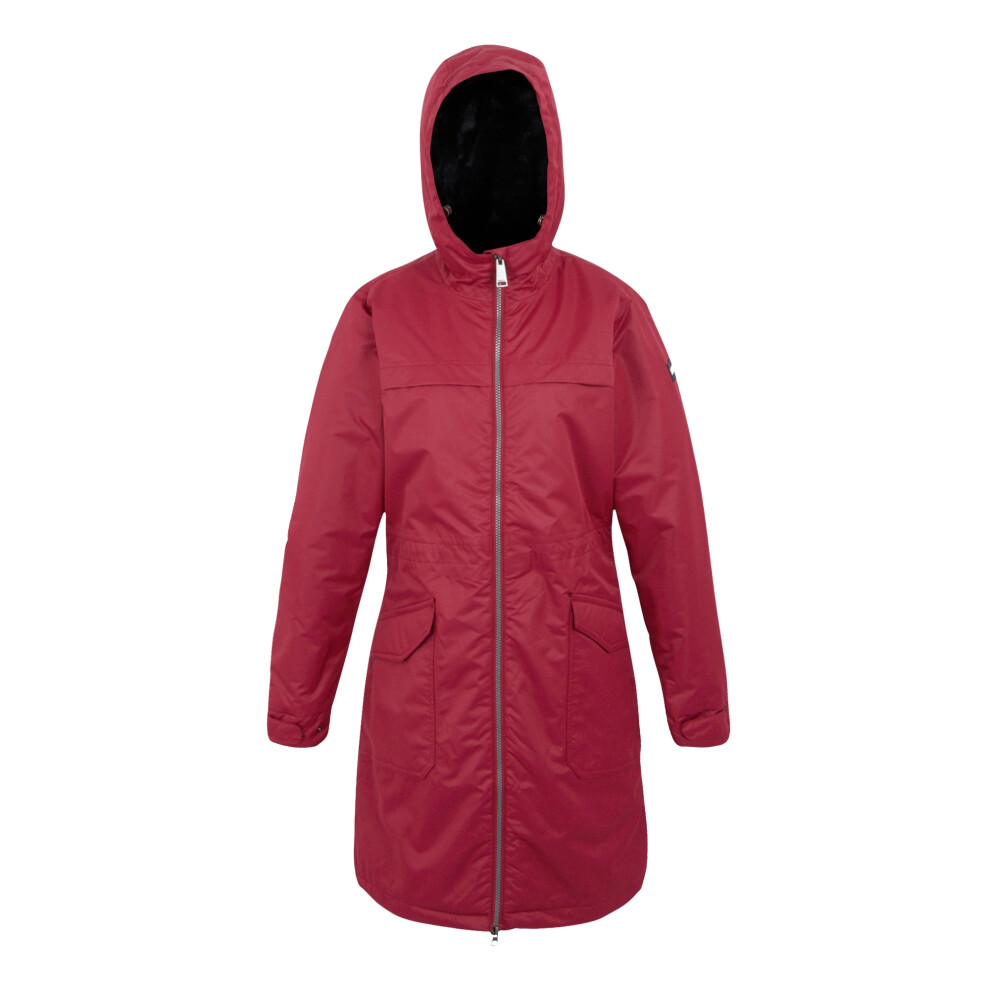 (12 UK, Rumba Red/Black) Regatta Womens/Ladies Romine II Waterproof Jacket