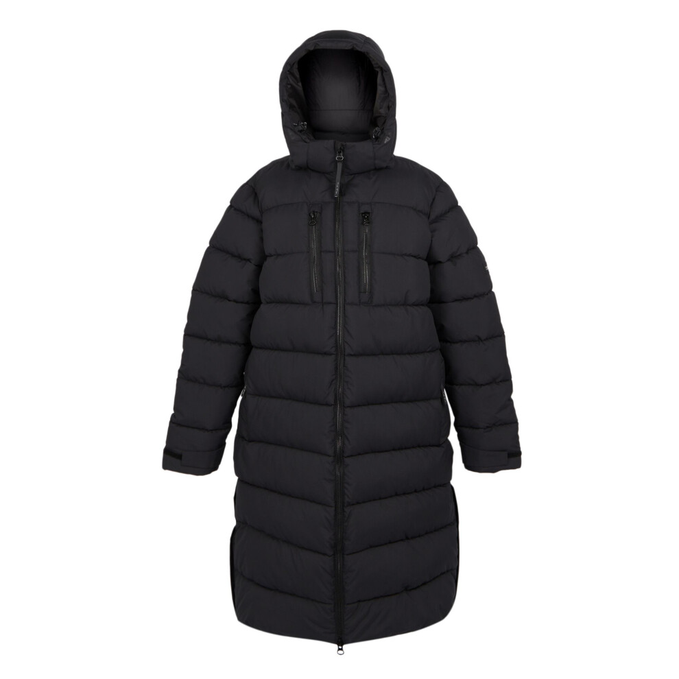 (XXL, Black/Black) Regatta Mens Mottere Longline Padded Jacket