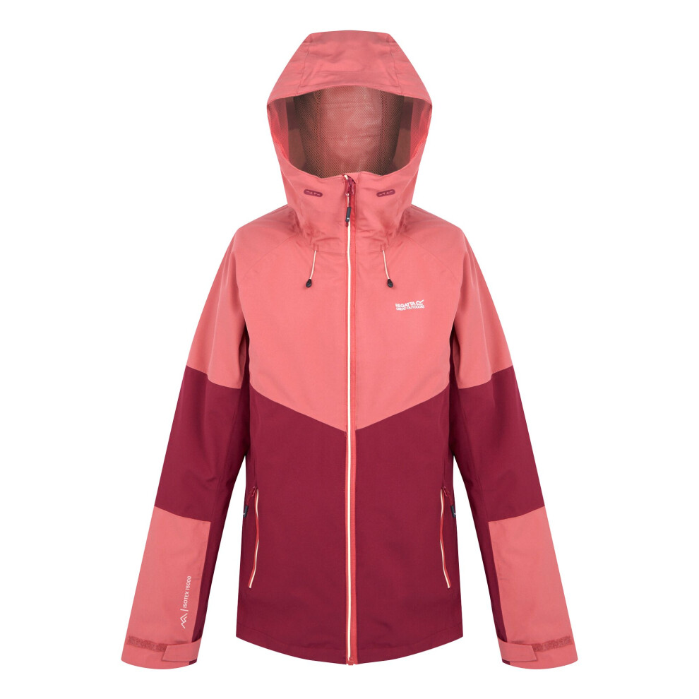 (18 UK, Mineral Red/Rumba Red) Regatta Womens/Ladies Wentwood IX 3 in 1 Waterproof Jacket