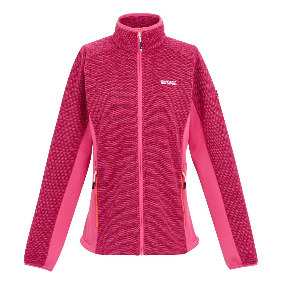 (12 UK, Flamingo Pink) Regatta Womens/Ladies Highton IV Full Zip Fleece Jacket