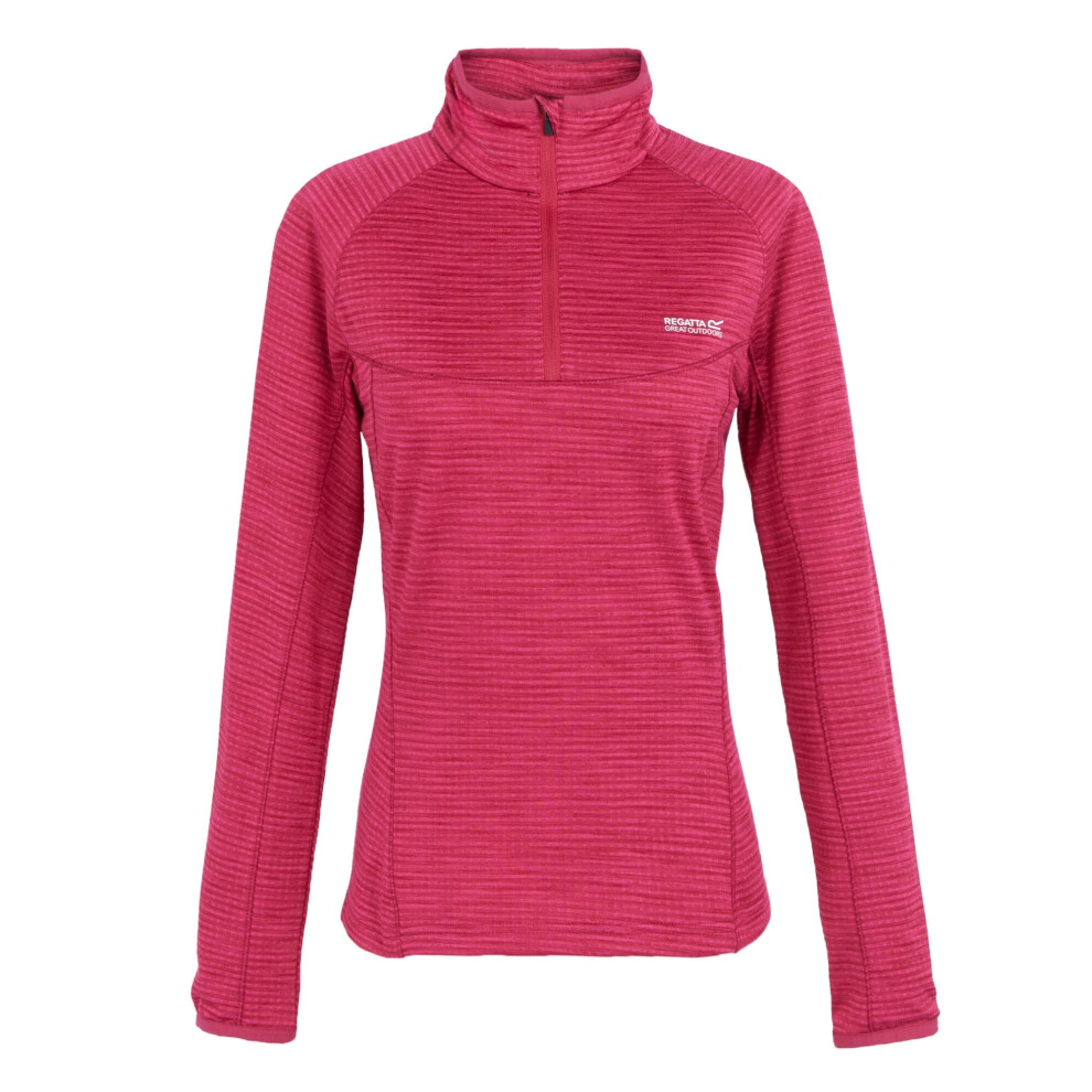 (10 UK, Deep Pink) Regatta Womens/Ladies Yonder II Half Zip Fleece Top