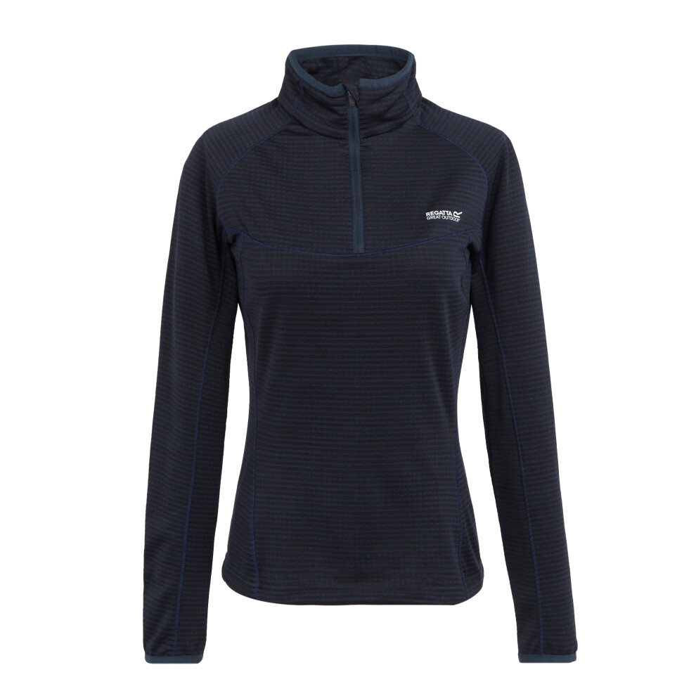 (18 UK, Navy) Regatta Womens/Ladies Yonder II Half Zip Fleece Top