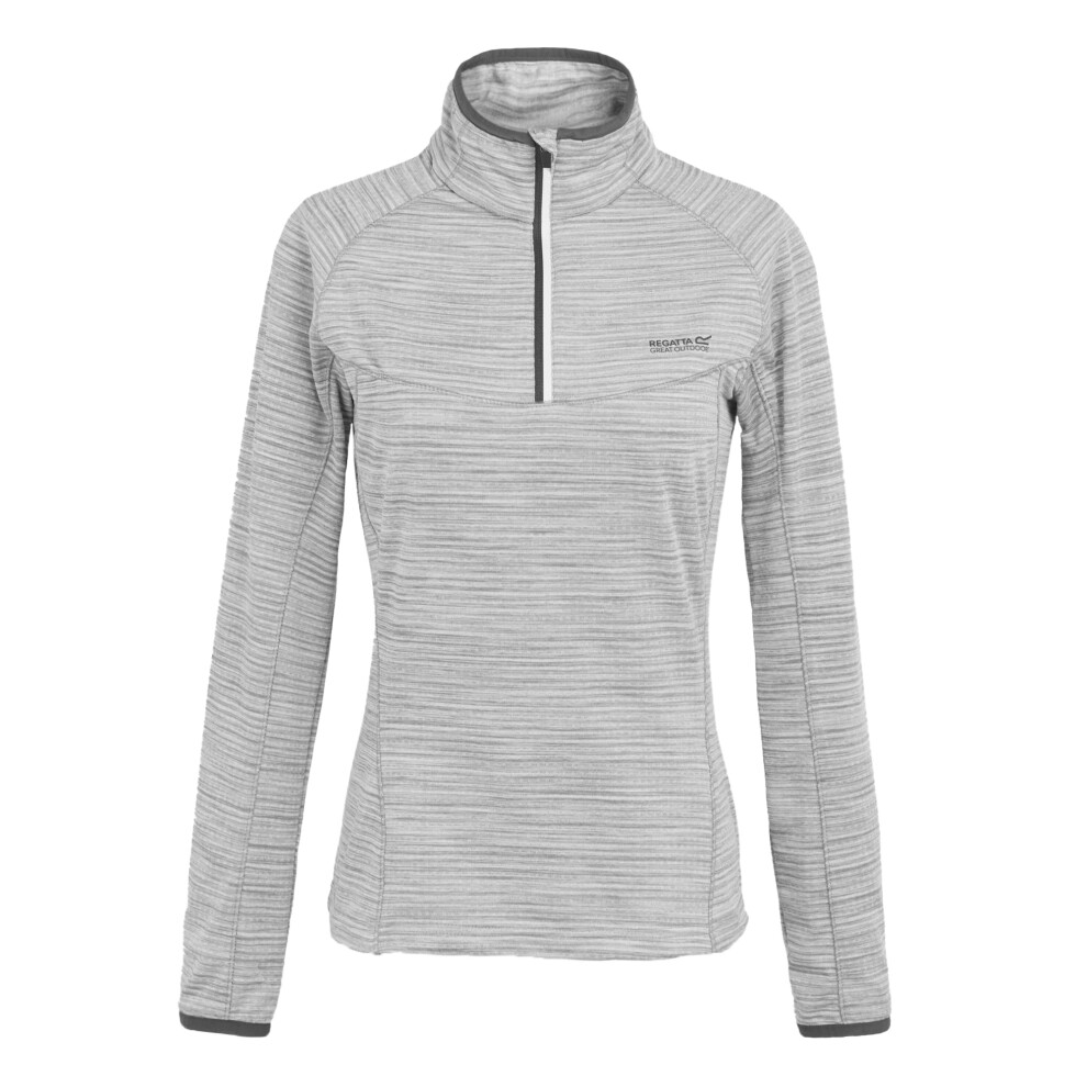 (18 UK, White) Regatta Womens/Ladies Yonder II Half Zip Fleece Top