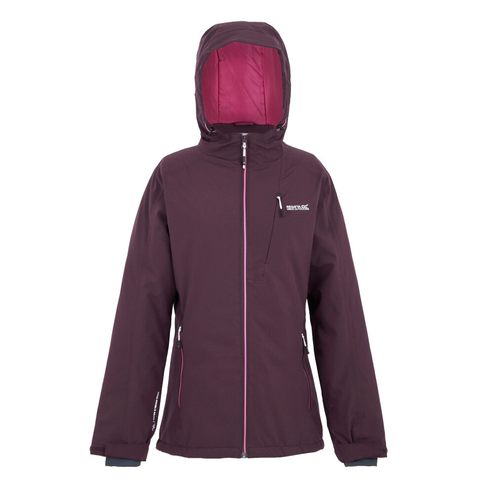 (8 UK, Deep Plum) Regatta Womens/Ladies Highton IV Plain Stretch Padded Jacket