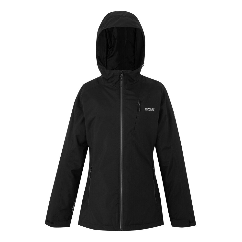 (20 UK, Black) Regatta Womens/Ladies Highton IV Plain Stretch Padded Jacket