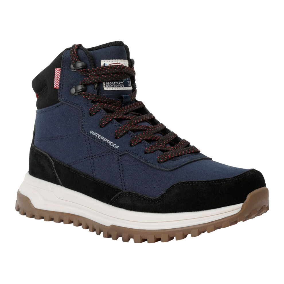 (11 UK, Navy/Black) Regatta Mens Mayfield Suede Walking Boots