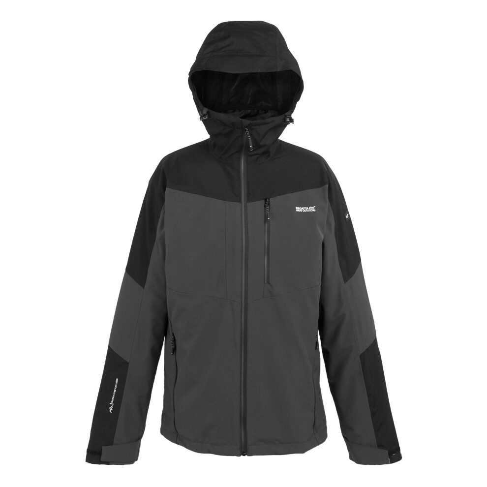 (XXL, Ash/Black) Regatta Mens Wentwood IX 3 in 1 Jacket