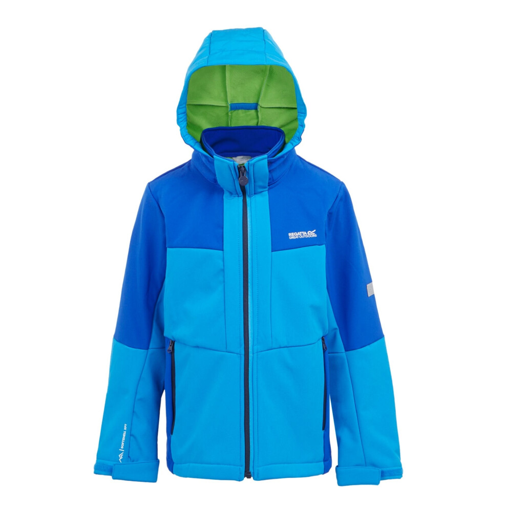 (14 Years, Hydro Blue/Olympian Blue) Regatta Childrens/Kids Haydenbury II Soft Shell Jacket