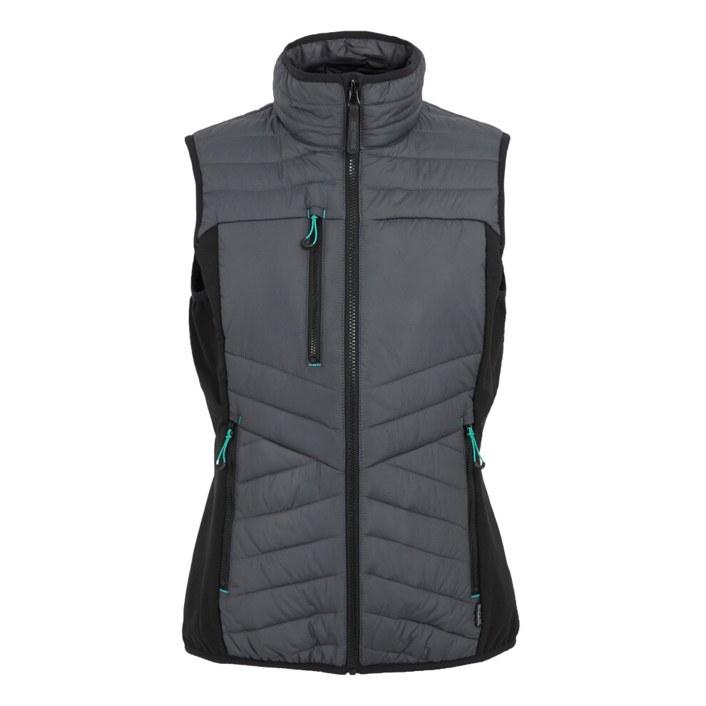 (20 UK, Seal Grey/Black) Regatta Professional Womens/Ladies Ada Hybrid Hybrid Body Warmer